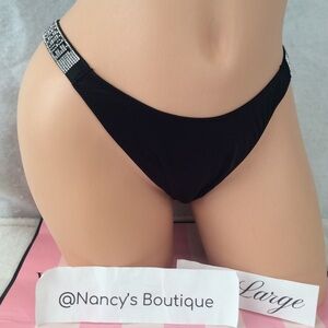 Victoria’s Secret bombshell shine Strap Brazilian